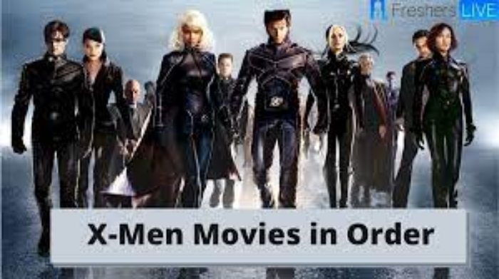 x men movies chronological order